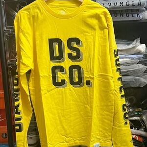 Diamond Supply Co. Yellow Long Sleeve Tee